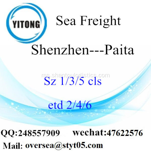 Penyatuan LCL Shenzhen Port untuk Paita